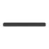 Schlanke Soundbar mit Textilfront und ABS-Kunststoffgehäuse, modernes Design, Anschlussvielfalt