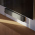 SACKit Wave Soundbar in schlankem Design mit Textilfront und ABS-Kunststoffgehäuse, grau oder chromfarben.