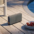 Move 50 Care Bluetooth-Lautsprecher in Stahlfarbe mit biologisch abbaubarem Rahmen und Textildach