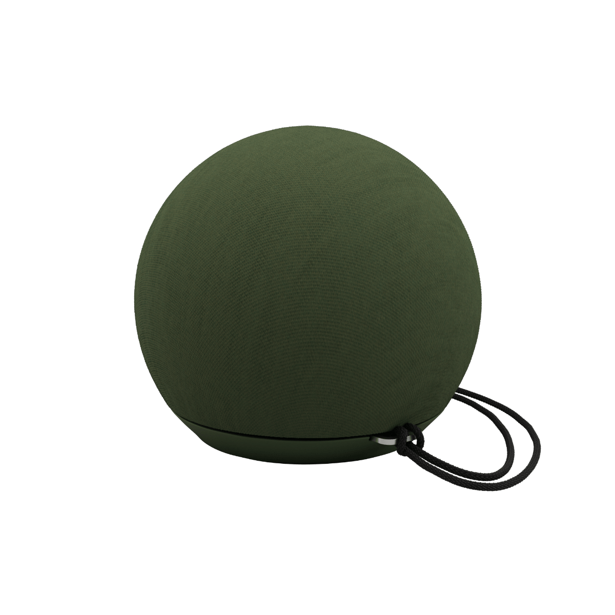 Kompakter Play Mini Bluetooth - Lautsprecher in Olivgrün mit Silikonknöpfen und Polyestergewebe. | Play Mini - Olive | SACKit