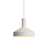 Runde Dawn Pendant Hängeleuchte in Weiß mit perforiertem Aluminium und weiß lackiertem Innenschirm. | Dawn Pendant Ø25 - White | SACKit