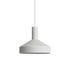 Weiße Dawn Pendant Ø25 Hängeleuchte aus Aluminium mit perforiertem Design und weiß lackiertem Innenschirm.