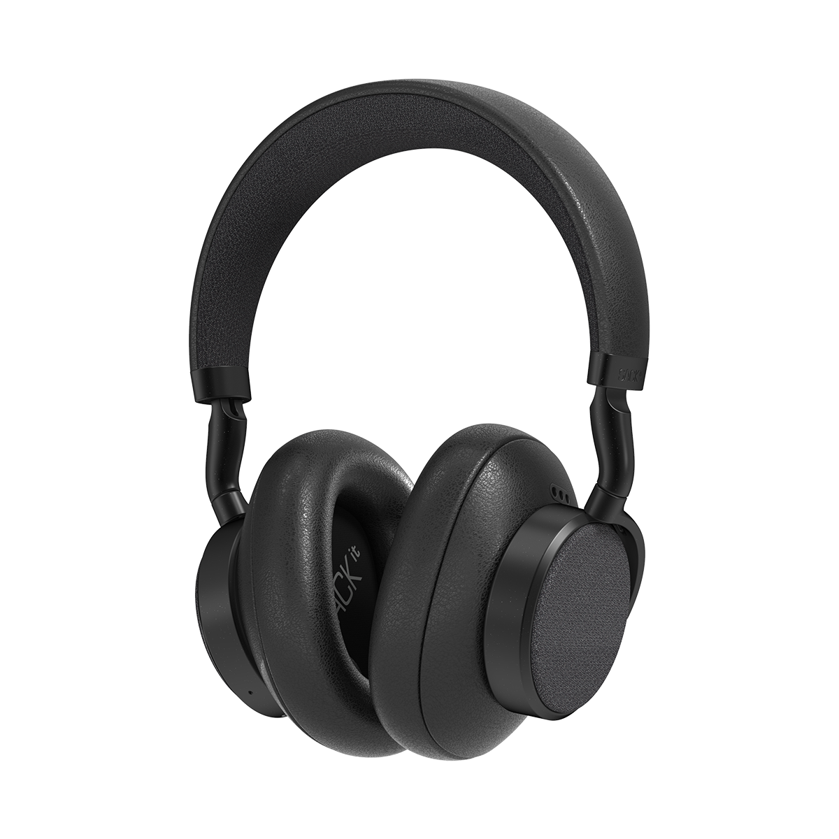 Schwarze Touch 400 Over - Ear Kopfhörer mit Hybrid ANC und flexiblem Design. | Touch 400 - Black | SACKit