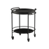 Serving Table w/ Nordic Serving Tray | Serving Table w/ Nordic Serving Tray - Black Stained Oak | SACKit