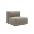 Soft Sofa Outdoor Seat in sandfarbenem Kirra-Gewebe mit weicher Polsterung und praktischem Haltegriff