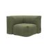 Soft Sofa Outdoor Corner in Kirra Olive, weiches, formstabiles Outdoor - Sofa ohne Gestell. | Soft Sofa Outdoor - Corner - Kirra Olive | SACKit