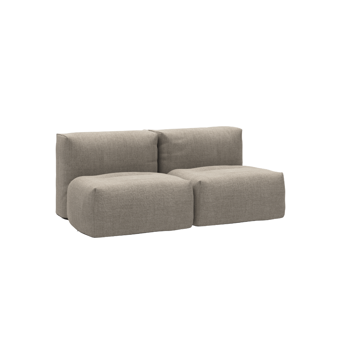 Soft Sofa Outdoor 2-Sitzer in Kirra Sand mit weicher Polsterung und praktischem Haltegriff