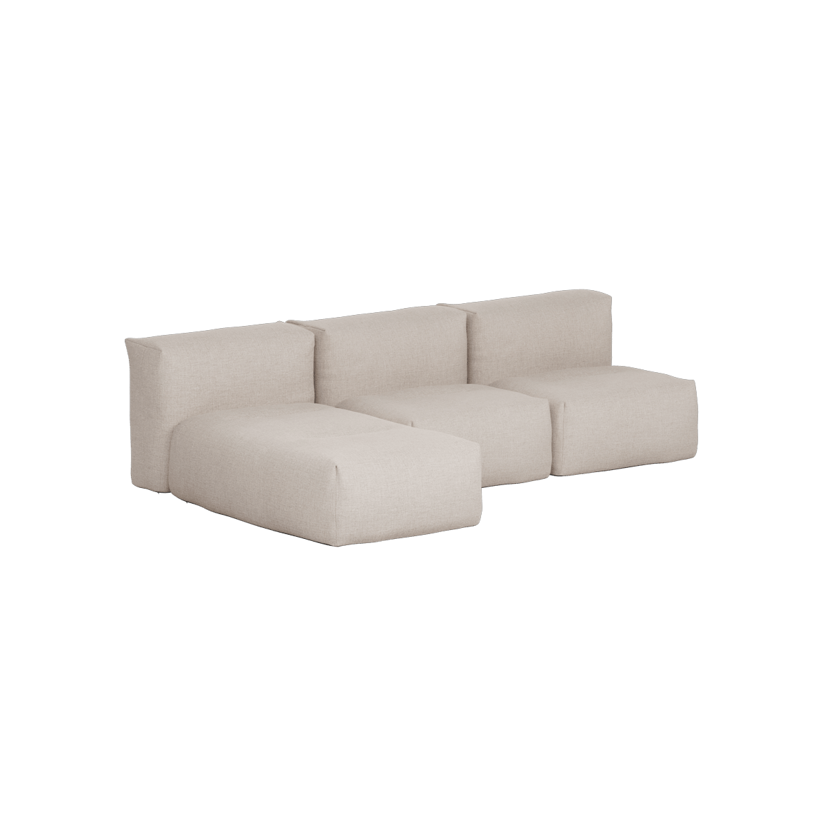 Soft Sofa Outdoor - 3 Seater w/ Lounger | Soft Sofa Outdoor - 3 Seater w/ Lounger - Kirra Sand | SACKit