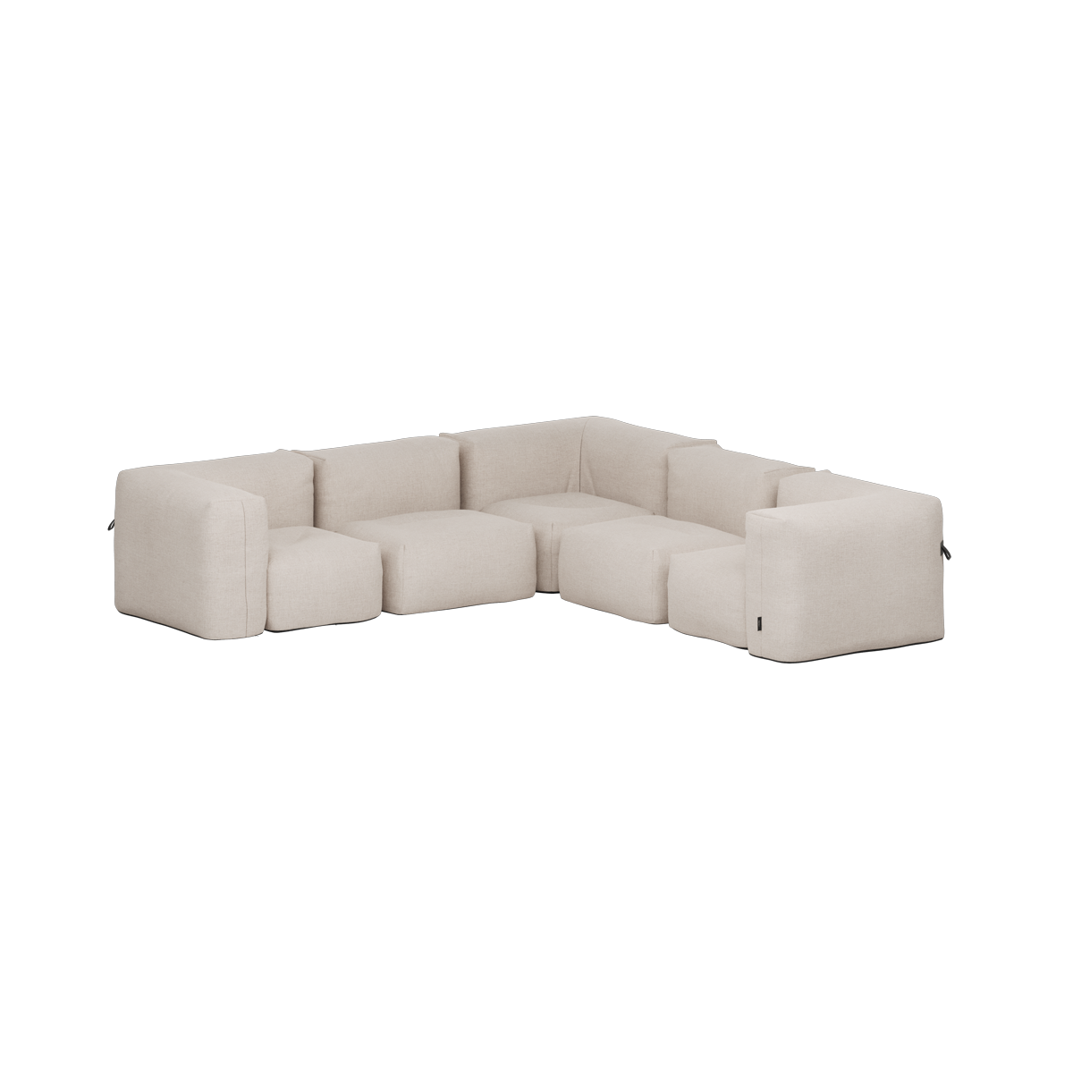 Soft Sofa Outdoor - 5 Seater Corner Sofa | Soft Sofa Outdoor - 5 Seater Corner Sofa - Kirra Sand | SACKit