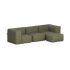 Soft Sofa Outdoor - 3 seater w/pouf