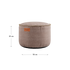 Runder Canvas Pouf in Petrol mit handgenähten Stichen und robustem Canvas - Stoff. | Canvas Pouf - Canvas Sand | SACKit