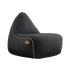Schwarzer Cobana Lounge Chair Sessel mit Rückenlehne aus Olefin - Material, geeignet für drinnen und draußen. | Cobana Lounge Chair - Cobana Black | SACKit