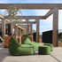 Cobana Lounge Chair in grauem Olefin - Stoff mit Rückenlehne, bequemer Sitzsack für drinnen und draußen. | Cobana Lounge Chair - Cobana Green | SACKit