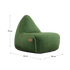 Cobana Lounge Chair in grauem Olefin - Stoff mit Rückenlehne, moderner Lounge - Sitzsack für drinnen und draußen. | Cobana Lounge Chair - Cobana Green | SACKit