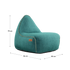 Cobana Lounge Chair in Cobana Grey mit Rückenlehne aus wasserabweisendem Stoff. | Cobana Lounge Chair - Cobana Petrol Melange | SACKit