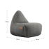 Cobana Lounge Chair in grauem Olefin - Stoff mit Rückenlehne, formstabil und wasserabweisend. | Cobana Lounge Chair - Cobana Grey | SACKit