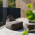 Cobana Lounge Chair in grauem Olefin - Stoff mit Rückenlehne, gemütlicher Sessel für drinnen und draußen. | Cobana Lounge Chair - Cobana Grey | SACKit