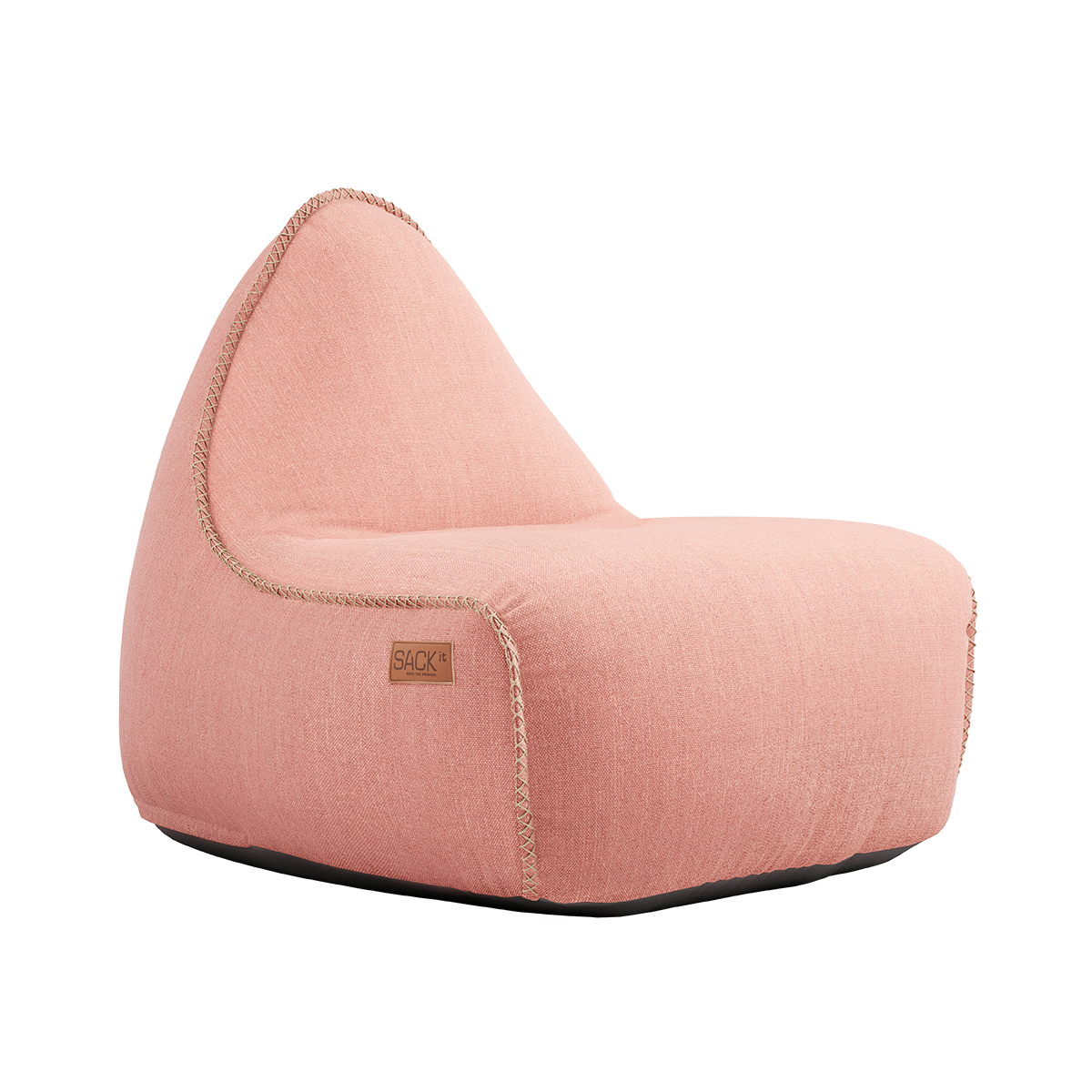 Cobana Lounge Chair in Cobana Rose, weicher Sitzsack mit Rückenlehne, handgenähte Nähte, 96x80x70 cm. | Cobana Lounge Chair - Cobana Rose | SACKit