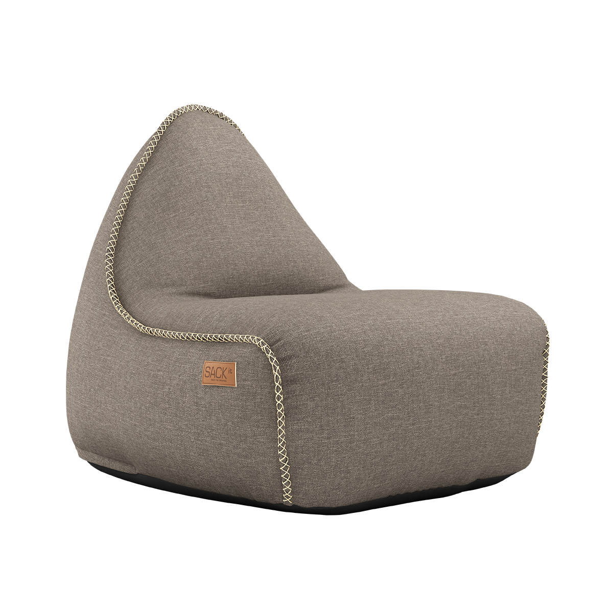 Cobana Lounge Chair in taupe, weicher Sessel mit Rückenlehne aus wasserabweisendem Material. | Cobana Lounge Chair - Cobana Taupe | SACKit
