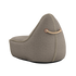 Cobana Lounge Chair in Cobana Grey mit Rückenlehne aus wasserabweisendem Material. | Cobana Lounge Chair - Cobana Taupe | SACKit