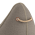 Cobana Lounge Chair in Cobana Grey mit Rückenlehne, weicher Sessel aus wasserabweisendem Material. | Cobana Lounge Chair - Cobana Taupe | SACKit