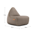 Cobana Lounge Chair in Cobana Grey mit Rückenlehne, bequemer Sitzsack für drinnen und draußen. | Cobana Lounge Chair - Cobana Taupe | SACKit