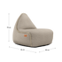 Cobana Lounge Chair Sessel in Cobana Grey mit Rückenlehne und weicher Polsterung. | Cobana Lounge Chair - Kirra Sand | SACKit