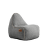 Cobana Junior Lounge Chair in hellem Grau, Kinder - Sitzsack mit runder Form und weichem Bezug | Cobana Junior Lounge Chair - Cobana Grey | SACKit