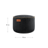 Runder Cobana Pouf in grauem Cobana - Polsterstoff, geeignet für Innen - und Außenbereich. | Cobana Pouf - Cobana Black | SACKit