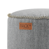 Runder Cobana Pouf in Cobana Grey mit wasserabweisendem Bezug aus Olefinfasermischung. | Cobana Pouf - Cobana Sand Melange | SACKit