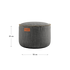 Runder Cobana Pouf in grauem, scheuerfestem und wasserabweisendem Polsterstoff, 50 x 35 cm. | Cobana Pouf - Cobana Grey | SACKit