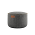 Runder Cobana Pouf in grauem, scheuerbeständigem Stoff mit handgenähten Nähten. | Cobana Pouf - Cobana Grey | SACKit