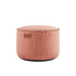 Runder Cobana Pouf in Rose aus wasserabweisendem Stoff mit feiner Struktur, 50 x 35 cm. | Cobana Pouf - Cobana Rose | SACKit