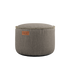 Runder Cobana Pouf in taupefarbenem, wasserabweisendem Polsterstoff mit formstabiler Füllung. | Cobana Pouf - Cobana Taupe | SACKit