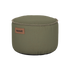 Runder Cobana Pouf in Kirra Olive aus wasserabweisendem Polsterstoff, 50 x 35 cm. | Cobana Pouf - Kirra Olive | SACKit