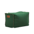 Grüner Cobana Square Pouf aus wasserabweisendem Cobana - Polsterstoff, quadratisch und formstabil. | Cobana Square Pouf - Cobana Green | SACKit