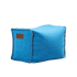 Türkisfarbener Cobana Square Pouf aus wasserabweisendem Cobana - Polsterstoff mit eckiger Form. | Cobana Square Pouf - Cobana Turkis | SACKit