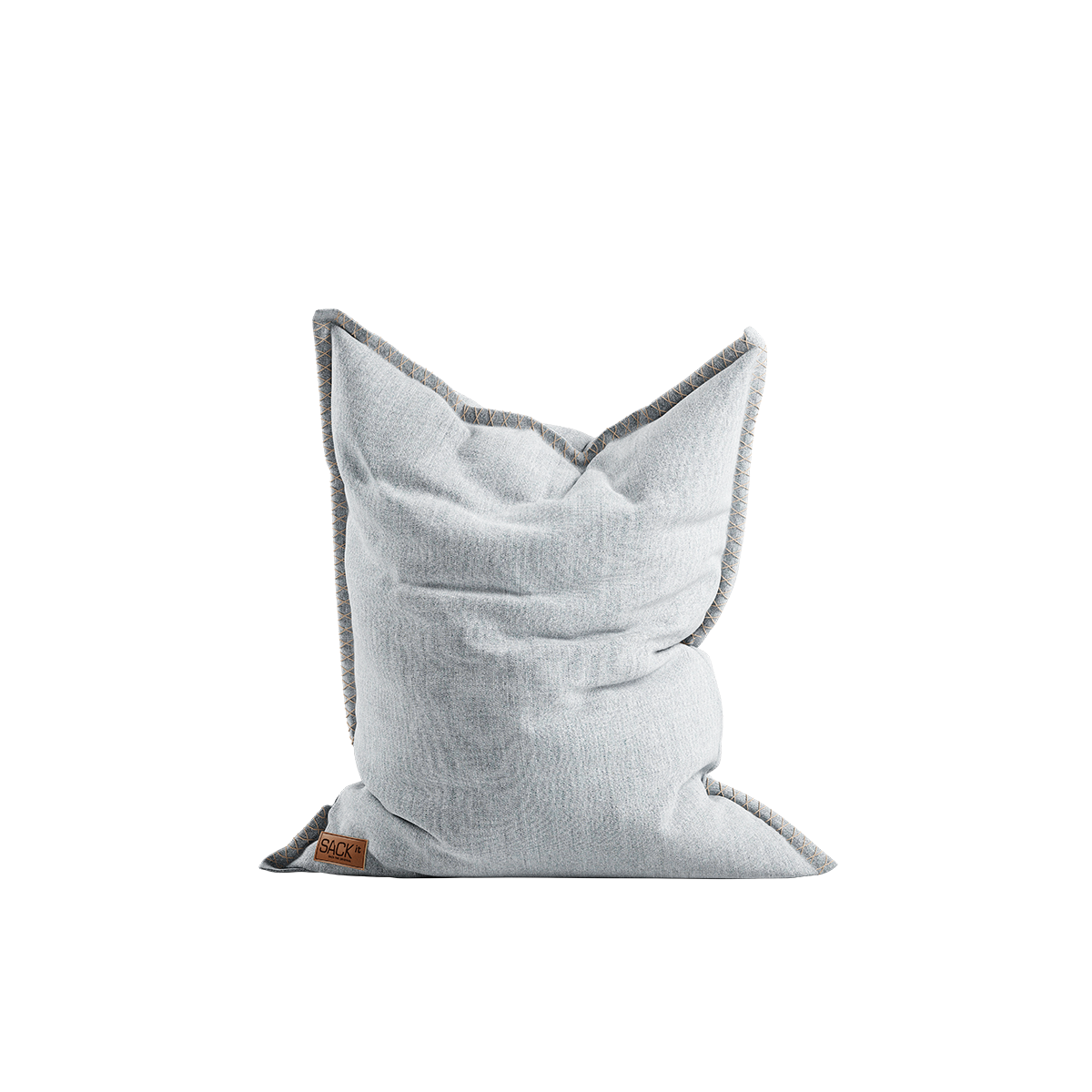Weißer Cobana Junior Beanbag Sitzsack aus Olefin mit handgenähten Stichen, geeignet für drinnen und draußen. | Cobana Junior Beanbag - Cobana White | SACKit