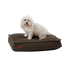 Braunes Cobana Dog bed in mittlerer Größe mit handvernähten Kreuzstichen und wasserfestem Material. | Dog bed - Cobana Brown Medium | SACKit