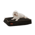 Schwarzes Cobana Dog bed in Medium Größe mit handvernähten Kreuzstichen und rutschfestem Boden. | Dog bed - Cobana Black Medium | SACKit