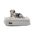 Mini Cobana Dog bed in sand melange with hand - stitched edges and anti - slip bottom. | Dog bed - Cobana Sand Melange Mini | SACKit