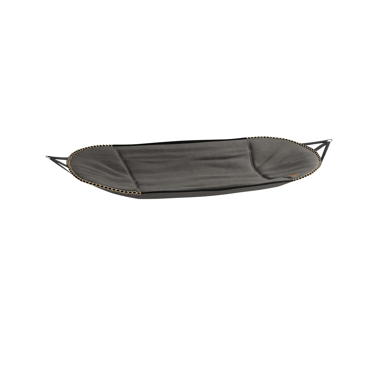 Graue Cobana Hängematte aus Olefin - Textil, weich und wasserabweisend, für den Außenbereich. | Cobana Hammock Fabric - Cobana Grey | SACKit