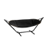 Schwarze Cobana Hängematte mit schwarzem Aluminiumgestell, modernes Design für Garten oder Terrasse | Cobana Hammock - Cobana Black Black | SACKit