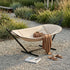Cobana Hammock in Cobana Grey mit schwarzem Aluminiumgestell, Outdoor - Hängematte und Sonnensessel. | Cobana Hammock - Kirra Noir Taupe | SACKit