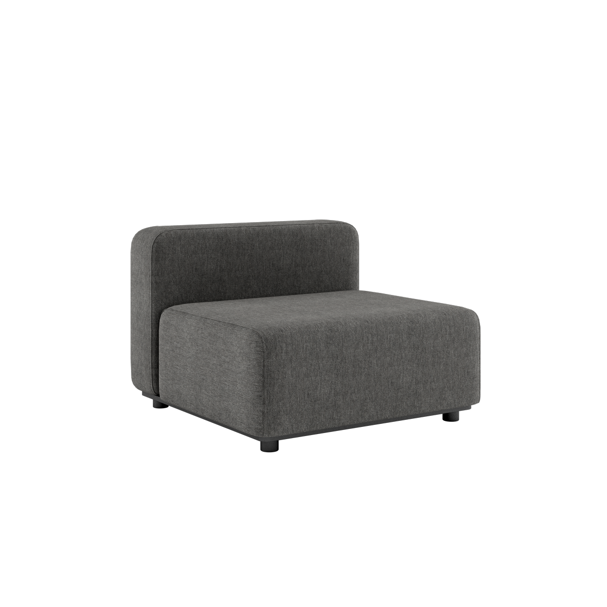 Cobana Lounge Sofa Seat in grauer Olefin - Faser mit pulverbeschichtetem Aluminiumrahmen für den Außenbereich. | Cobana Lounge Sofa - Seat - Cobana Grey | SACKit