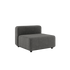 Cobana Lounge Sofa Seat in grauer Olefin - Faser mit pulverbeschichtetem Aluminiumrahmen für den Außenbereich. | Cobana Lounge Sofa - Seat - Cobana Grey | SACKit