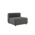 Cobana Lounge Sofa Seat in grauer Olefin - Faser mit pulverbeschichtetem Aluminiumrahmen für den Außenbereich. | Cobana Lounge Sofa - Seat - Cobana Grey | SACKit