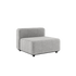 Cobana Lounge Sofa Seat in sand melange mit pulverbeschichtetem Aluminiumrahmen und wasserabweisendem Stoff. | Cobana Lounge Sofa - Seat - Cobana Sand Melange | SACKit