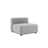 Cobana Lounge Sofa Seat in sand melange mit pulverbeschichtetem Aluminiumrahmen und wasserabweisendem Stoff. | Cobana Lounge Sofa - Seat - Cobana Sand Melange | SACKit