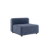 Cobana Lounge Sofa Seat in Kirra Indigo mit pulverbeschichtetem Aluminiumrahmen und Olefin - Faserkissen | Cobana Lounge Sofa - Seat - Kirra Indigo | SACKit
